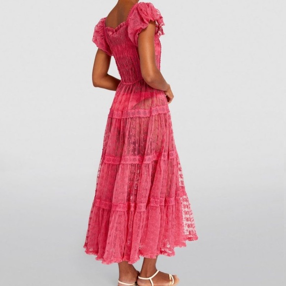 NWT Dôen Tulle Nadette Dress in Pink sz small - Picture 3 of 10